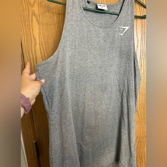 Classic Men’s GYMSHARK Arrival Tank Top Gray Size Medium - Picture 2 of 7